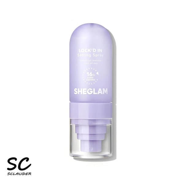 اسپری فیکساتور آرایش شیگلم Sheglam مدل لاکد این بنفش LOCK'D IN حجم 55 میلی لیتر