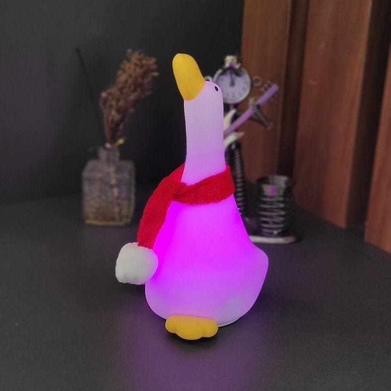 چراغ خواب سلیکونی اردک. چراغ خواب فانتزی