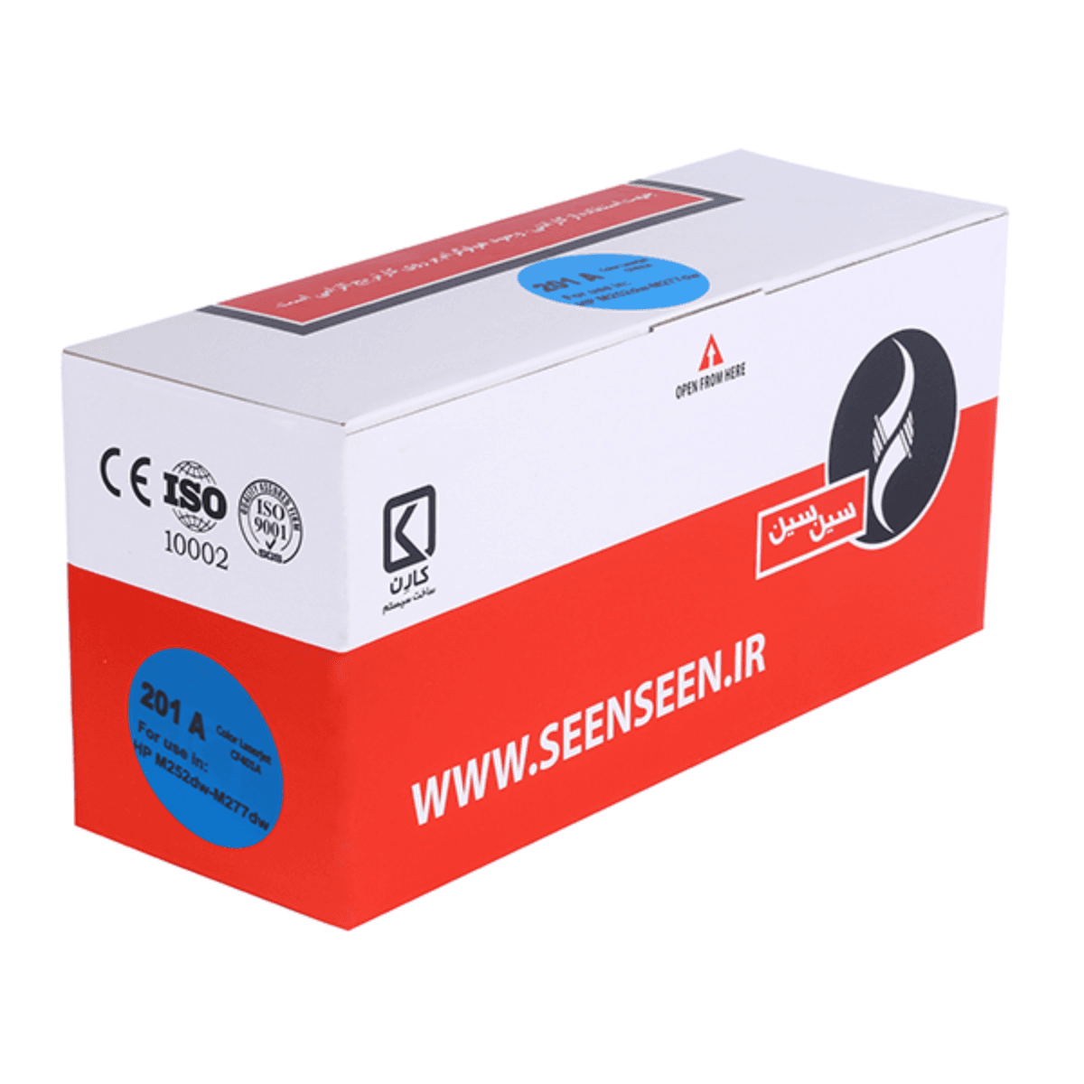 کارتریج سین سین طرح HP 201A آبی