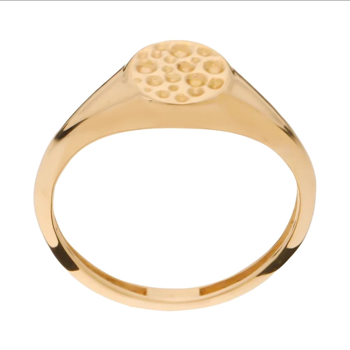 انگشتر طلا 18 عیار زنانه بان گالری مدل همرد دایره سایز 52
