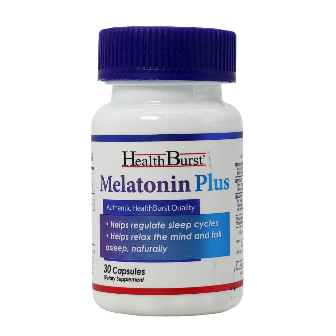 کپسول ملاتونین پلاس هلث برست | کمک به تنظیم خواب و بهبود کیفیت خواب