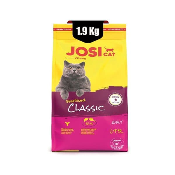 غذای خشک گربه عقیم شده کلاسیک استریلایزد جوسرا (Josera Classic Sterilised) وزن 1.9 کیلوگرم