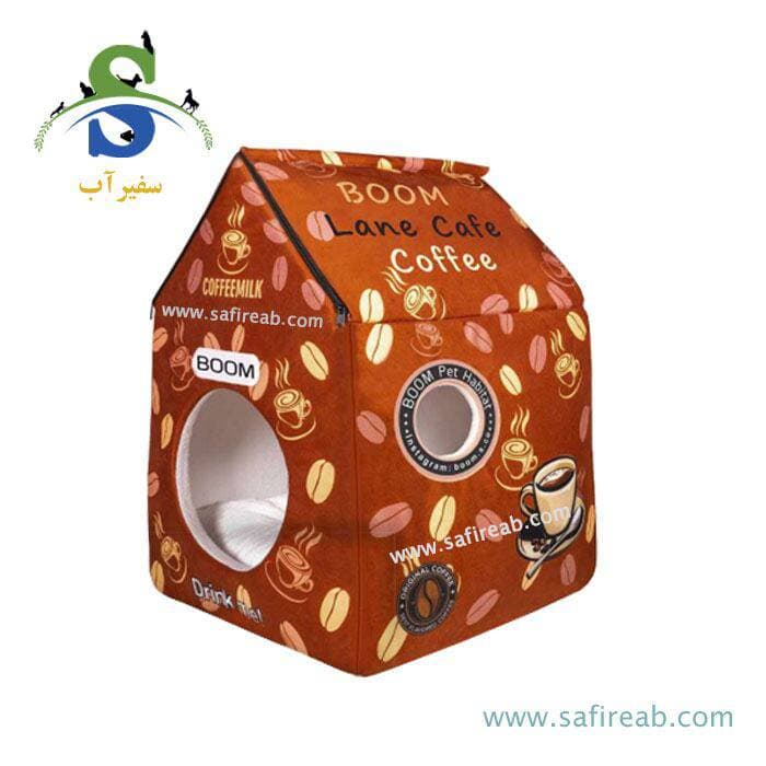 جای خواب سگ و گربه مدل لانه کافه قهوه جیمبو