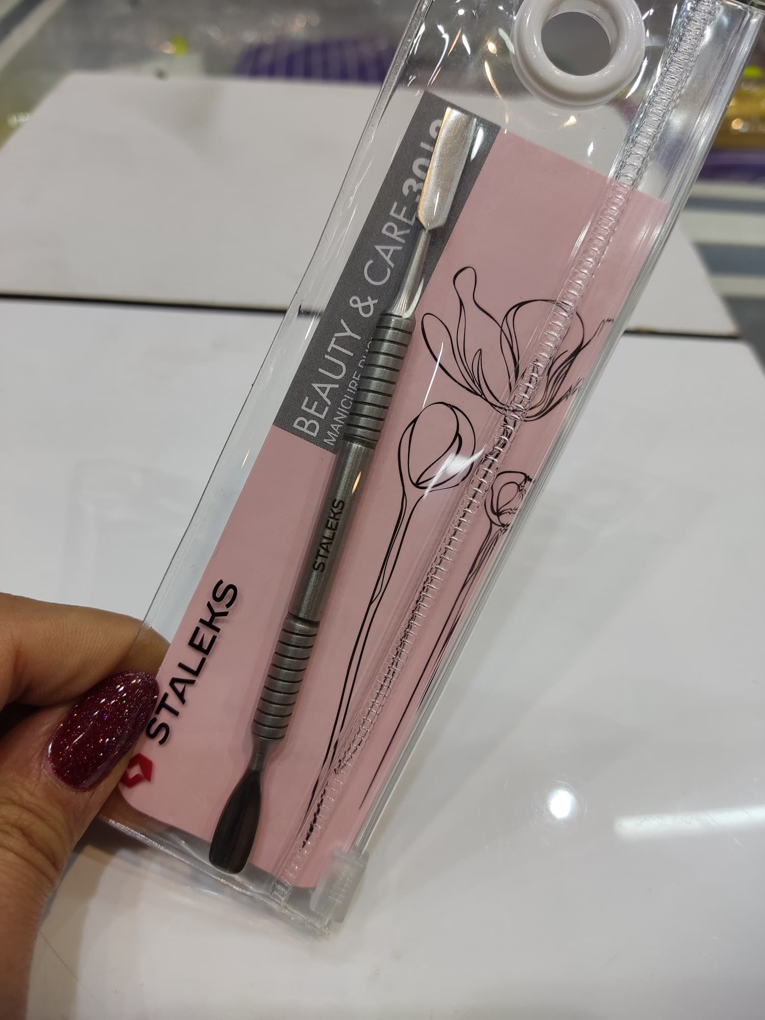 عقب زن فلزی ناخن سری بیوتی وکر مدل PBC-30/2 استالکس staleks