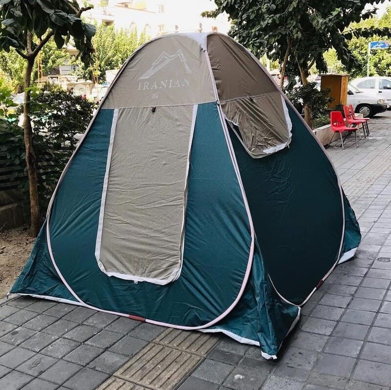 چادر مسافرتی 8 نفره جنس برنو ارتفاع بلند با زیپ شماره 10 ماشین کوه جنگل کمپ کد1