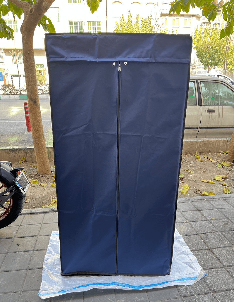 کمد برزنتی مدل جالباسی برزنتی با اسکلت فلزی مناسب شال و روسری و تیشرت و شلوار و دامن و بلوز کد7