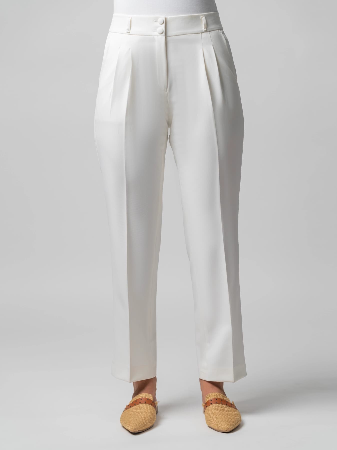 شلوار زنانه سفید 8