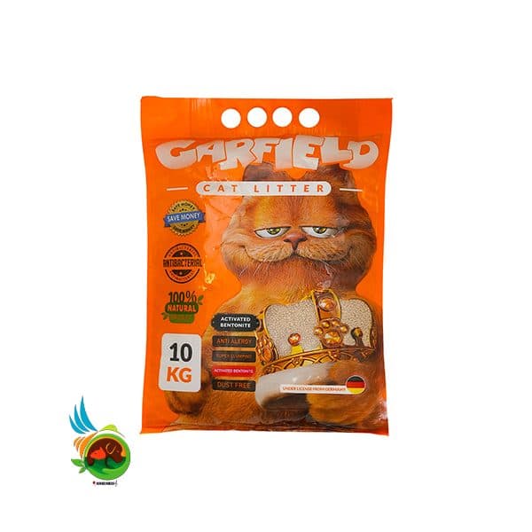 خرید خاک گربه گارفیلد ساده 10 کیلوگرم
