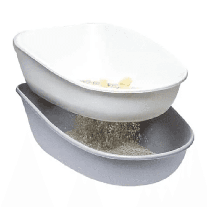 ظرف خاک گربه زاریکس با توری تخلیه