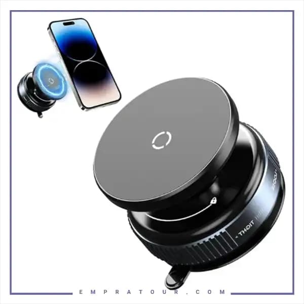 هولدر موبایل مگنتی وکیومی خودرو چند منظوره گوجی G2 با چرخش 360 درجه