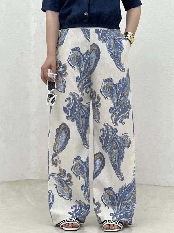 شلوار طرح دار لوفیا