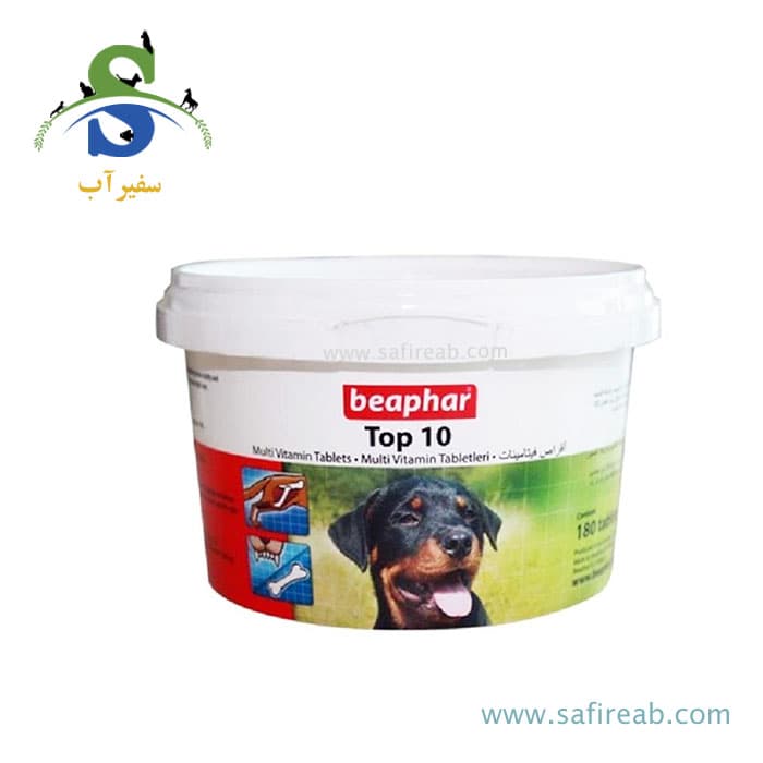 قرص مولتی ویتامین سگ تاپ تن (۱ ، ۵ و ۱۰ عددی) بیفار