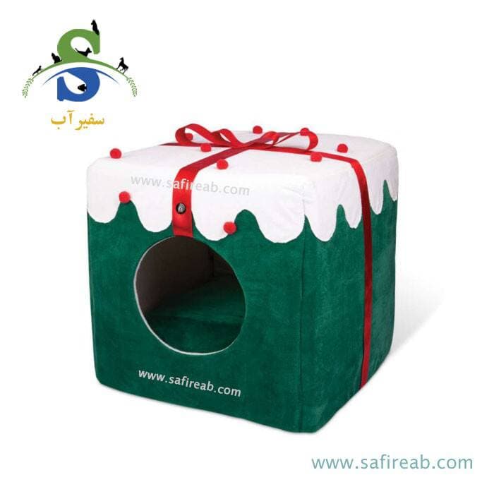 جای خواب سگ و گربه مدل جعبه کادویی (سایز L) جیمبو