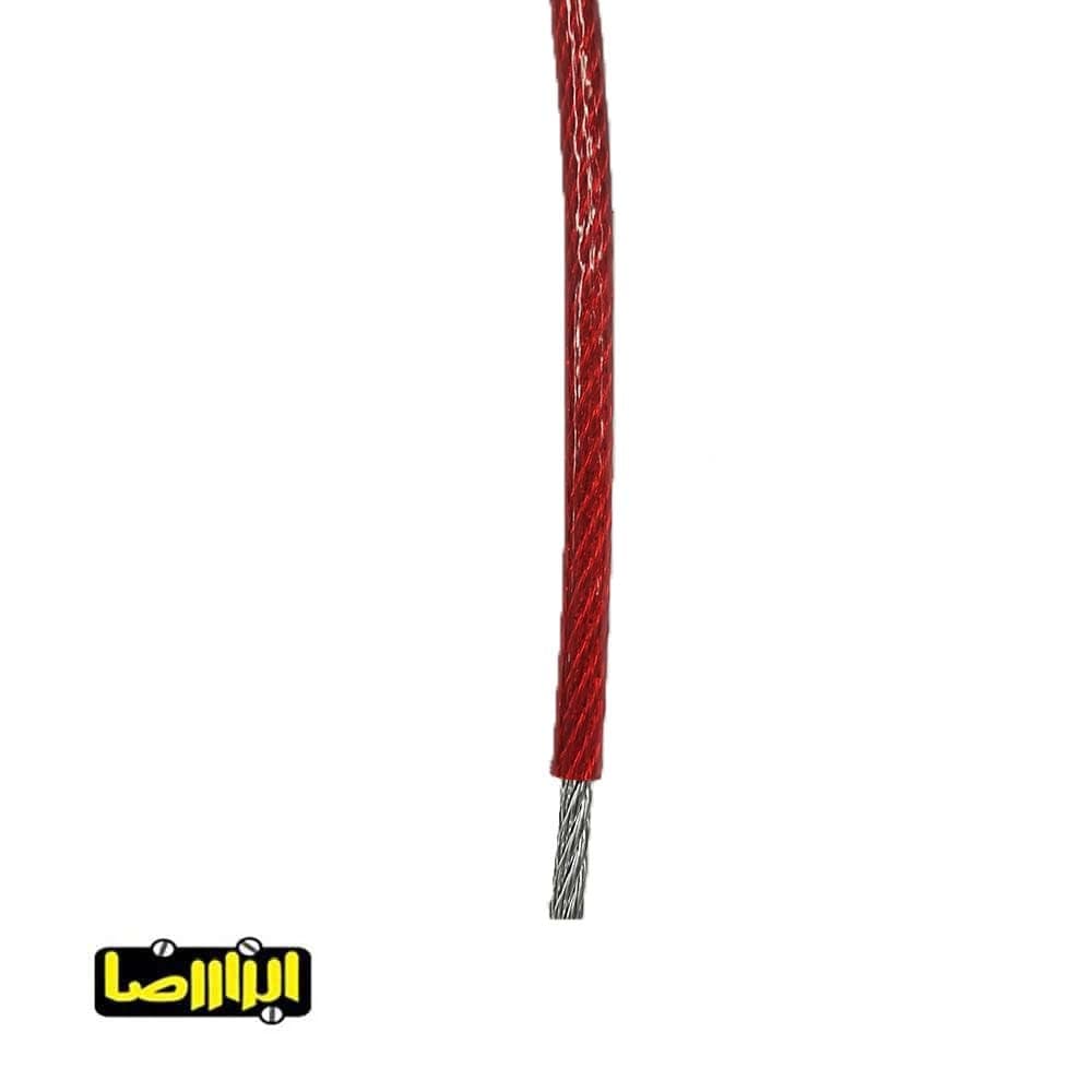 سیم بکسل روکش دار 100 متری سایز 6