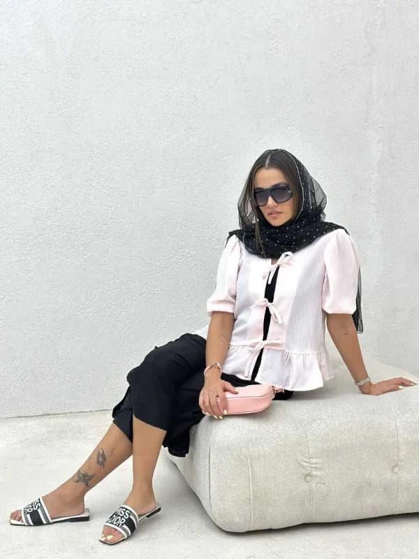 کت عروسکی آستین کشی