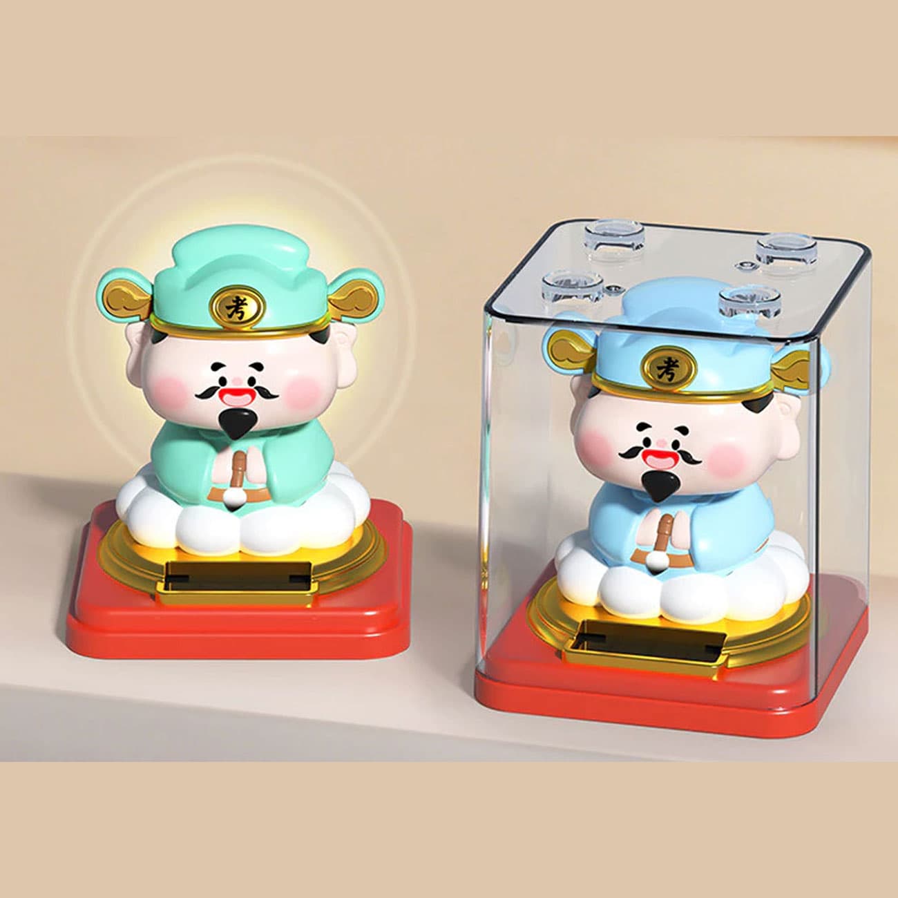 دکوری مجسمه فنگشویی خورشیدی بودای ثروت سایز بزرگ JS809A-JS809B