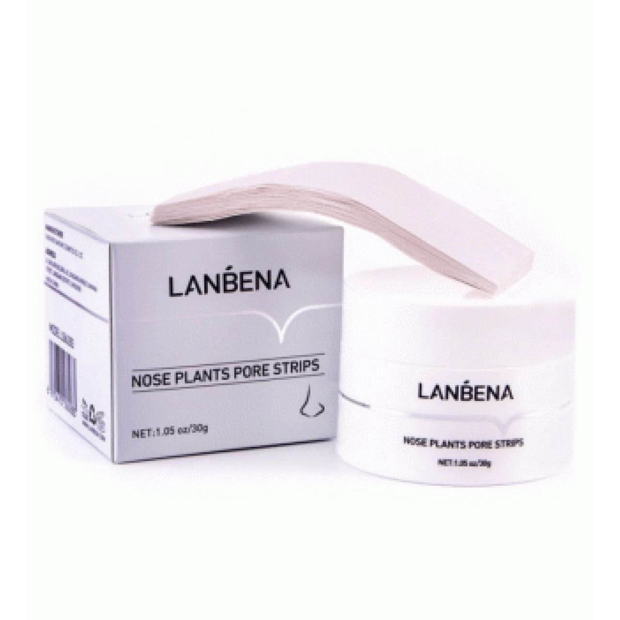 ماسک پاک کننده بینی لانبنا مدل PLANTS وزن 30 گرم بسته 60 عددی