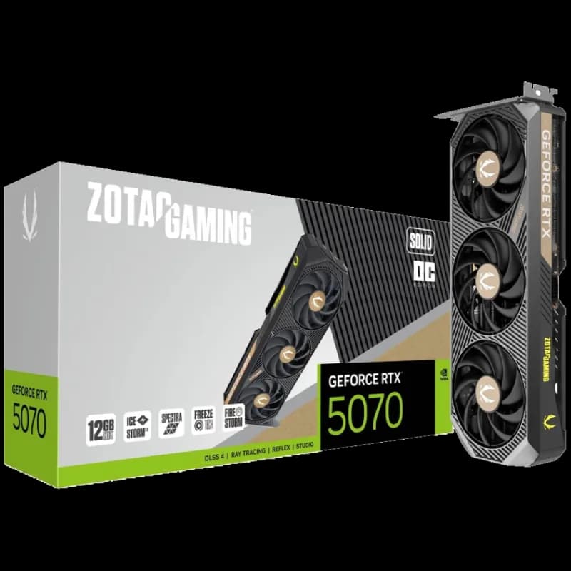 کارت گرافیک زوتک مدل RTX 5070 Solid 12GB