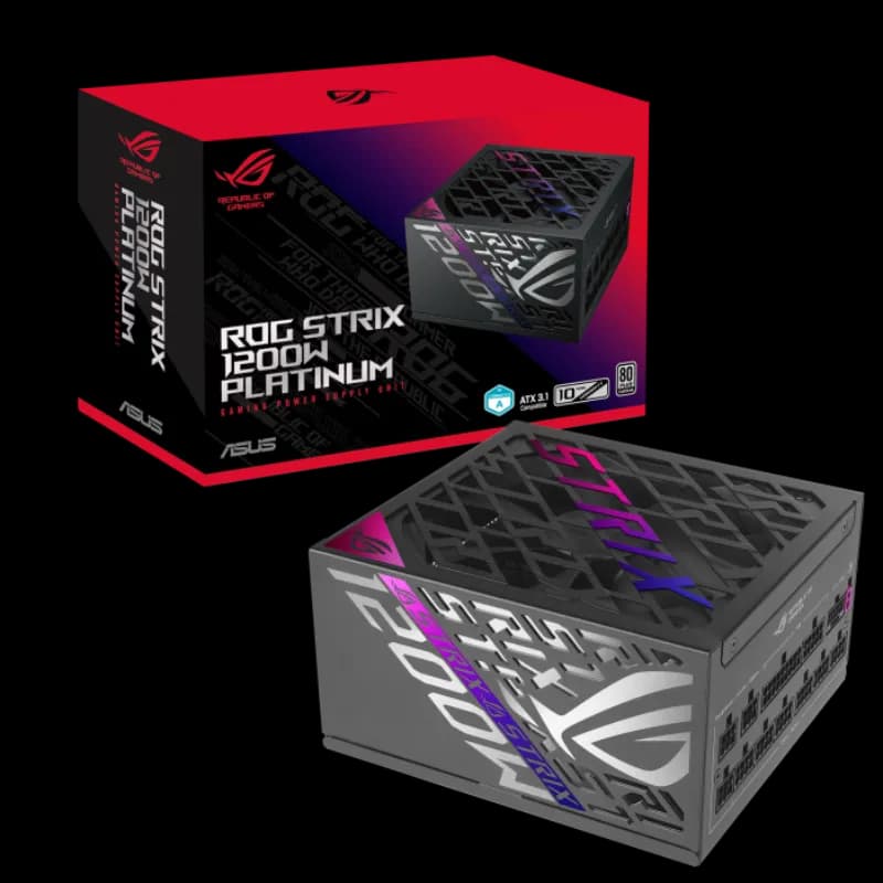 پاور کامپیوتر 1200 وات تمام ماژولار ایسوس مدل ROG-STRIX-1200P-GAMING