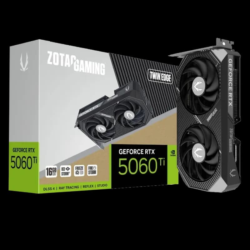 کارت گرافیک زوتک مدل RTX 5060 Ti Twin Edge 16GB