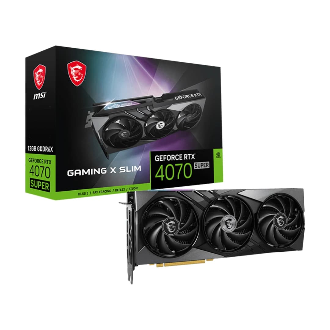 کارت گرافیک ام اس آی GeForce RTX 4070 Super Gaming X Slim 12GB