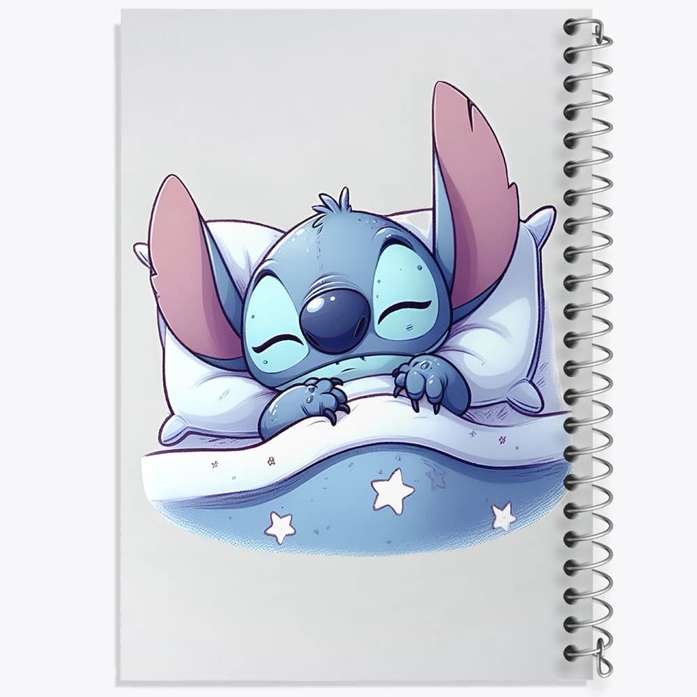 دفتر مشق 50 برگ خندالو طرح استیچ (Stitch) کد F8336