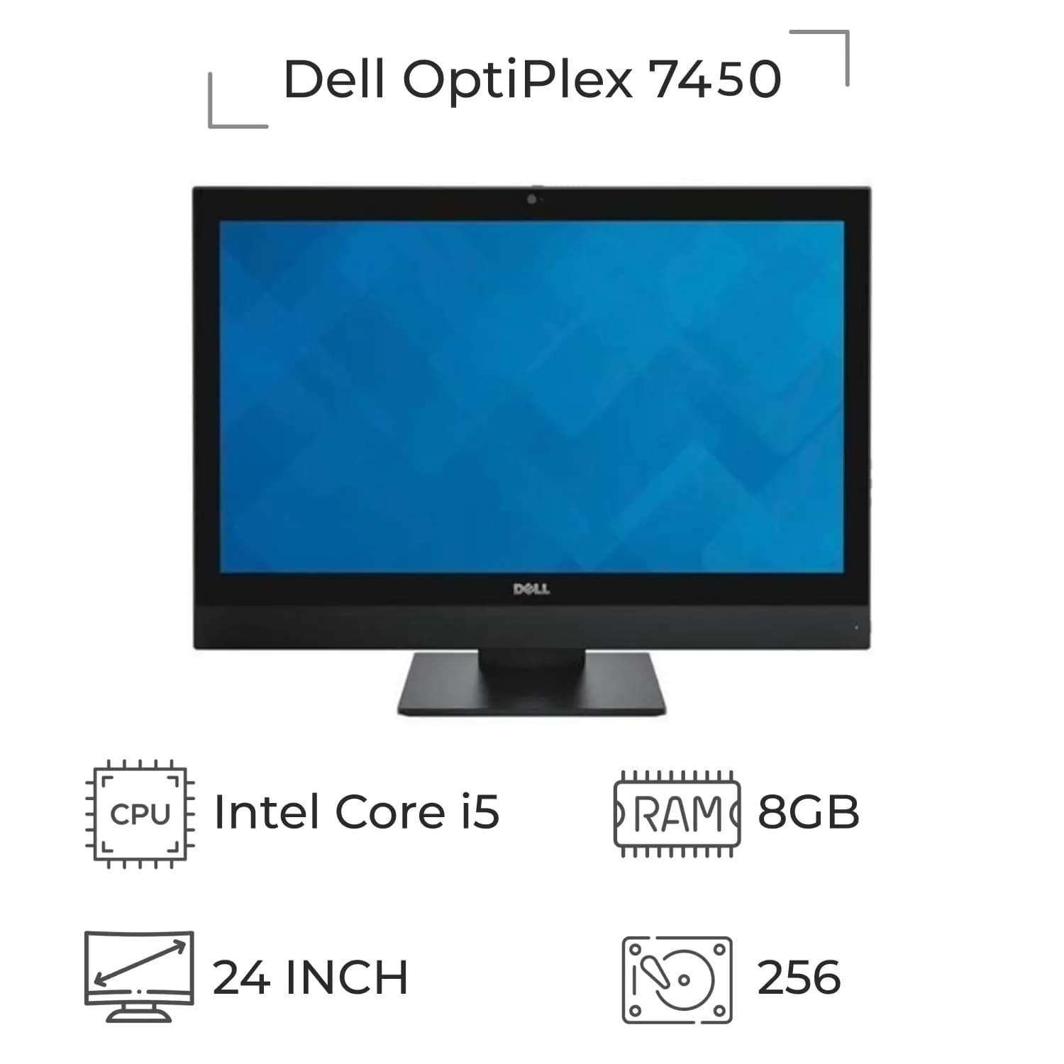 آل این وان استوک Dell OptiPlex 7450 پردازنده i5 نسل 7