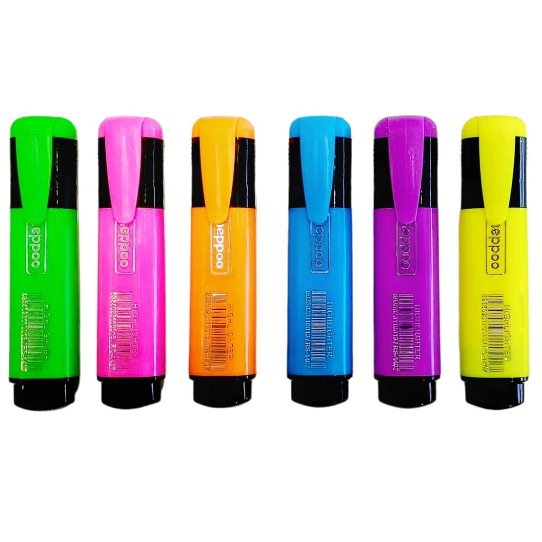 ماژیک علامت گذار هیپو مدل تکست هایلایتر بسته 6 عددی