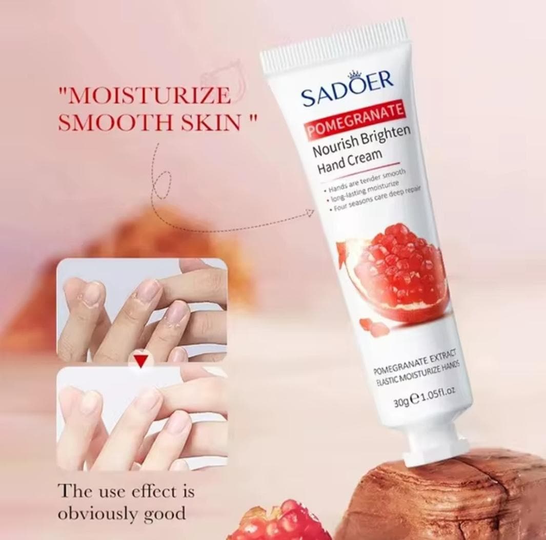 کرم مرطوب کننده دست انار سادور