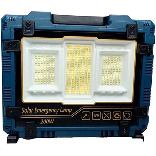 پروژکتور شارژی خورشیدی 200 وات مدل W8121-1