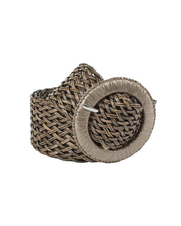 کمربند زنانه حصیری قهوه ای بیسراک Bisrak مدل WB-WM380-8-36