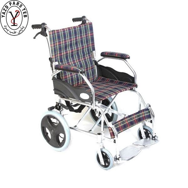 ویلچر حمل بیمار آلومنیوم 863 چرخ 20 دسته متحرک