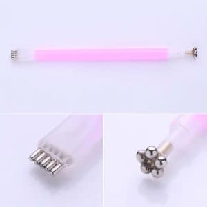 مگنت طراحی ناخن دو طرفه طرح گل