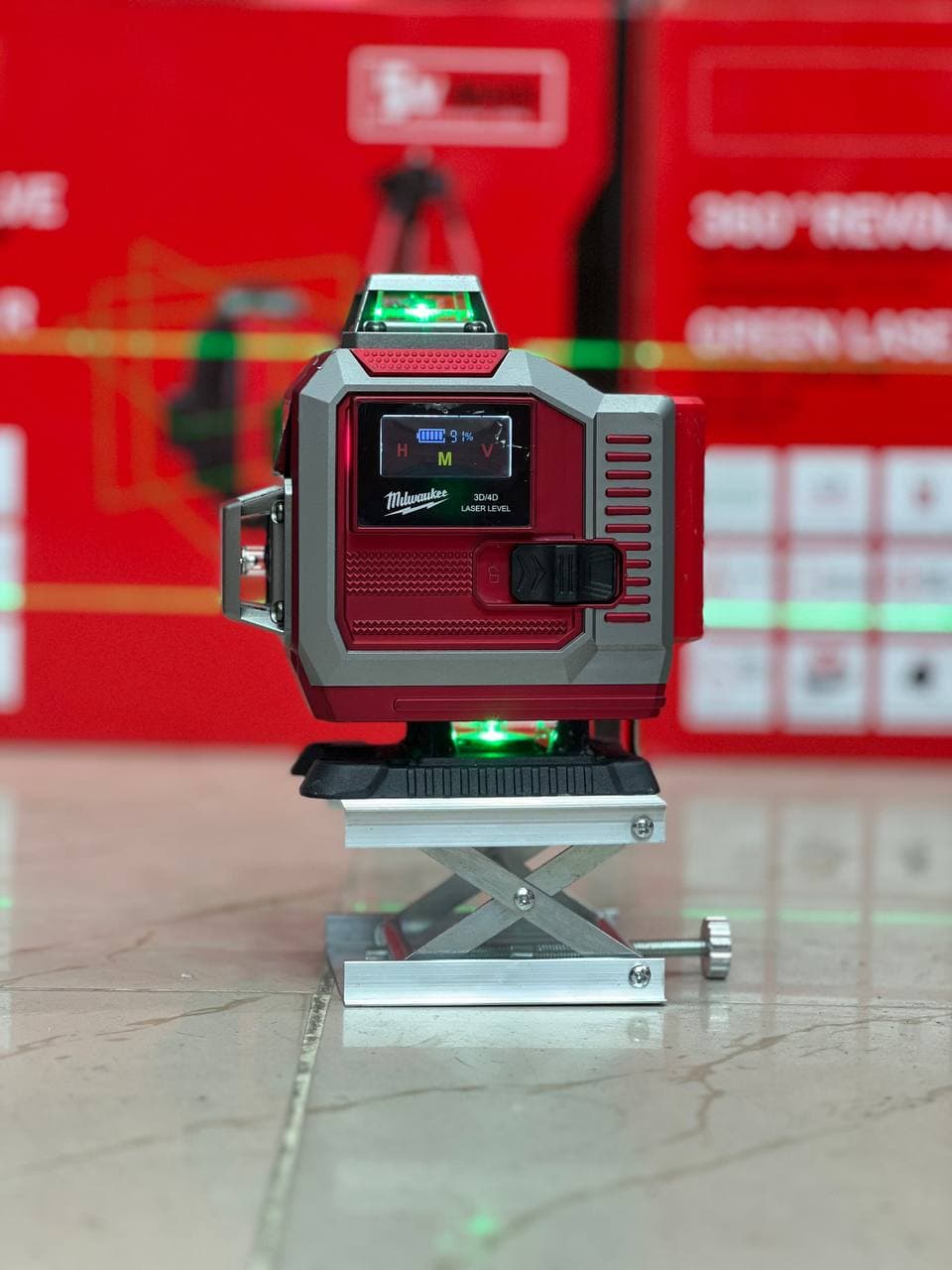 تراز لیزری ۴ بعدی طرح میلواکی