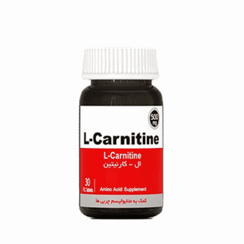 قرص ال کارنیتین 500 میلی گرم فتلس خوارزمی (30 عددی)