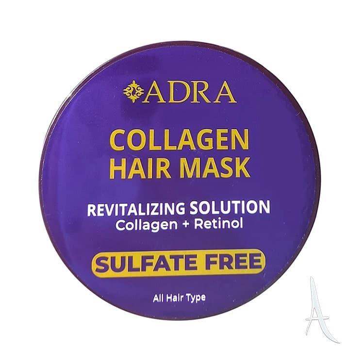 ماسک مو فاقد سولفات آدرا حاوی کلاژن و رتینول