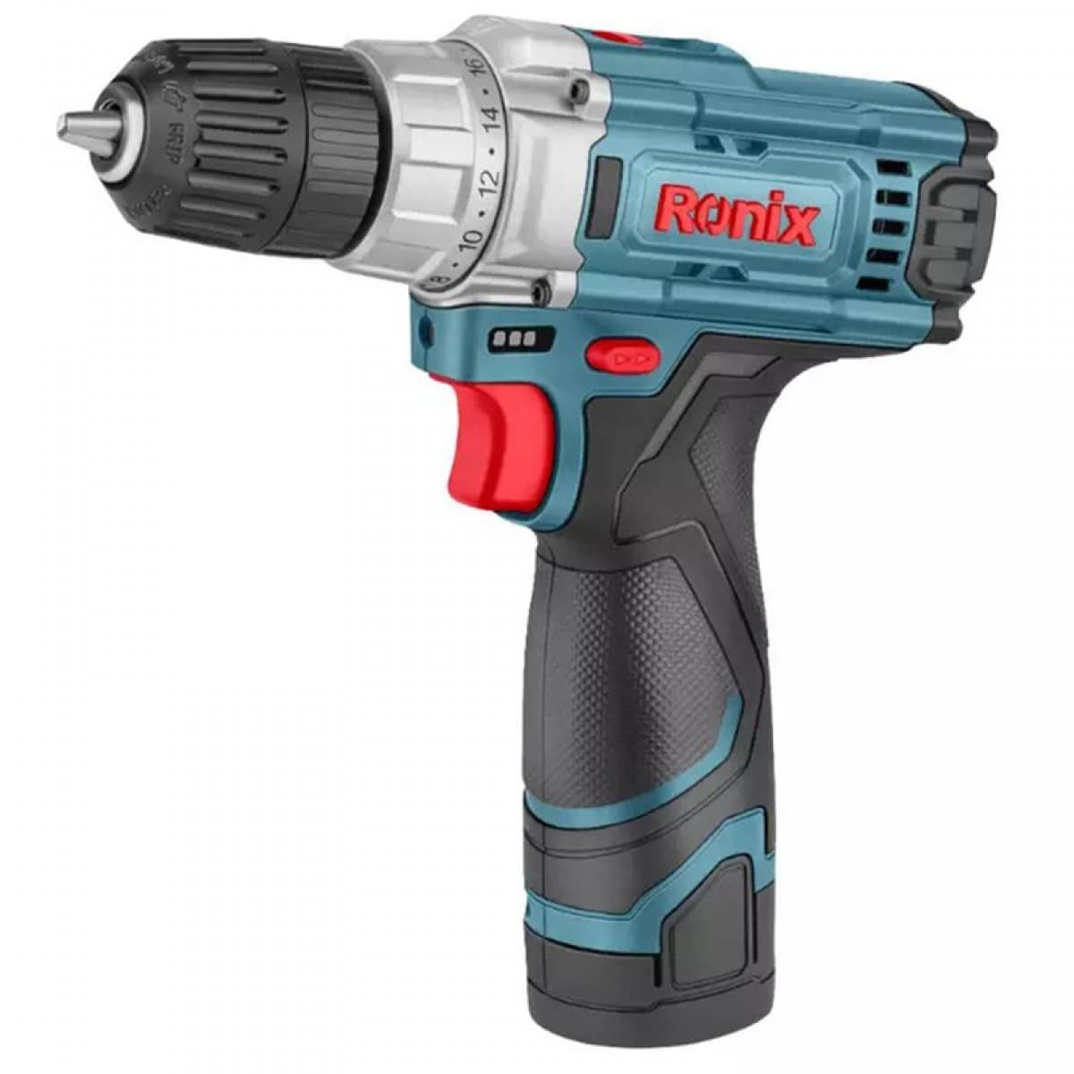 دریل پیچ گوشتی شارژی ۱۲ ولت نیم تنه فلزی رونیکس مدل 8613