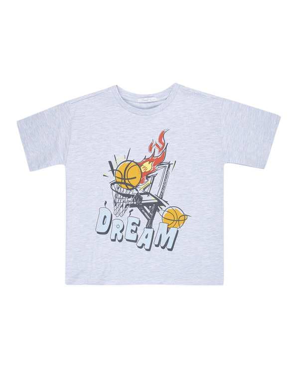 تی شرت پسرانه طوسی روشن فیورلا Fiorella مدل 35062