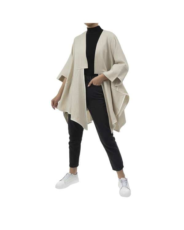 مانتو زنانه کرم سرژه Serge کد 216639