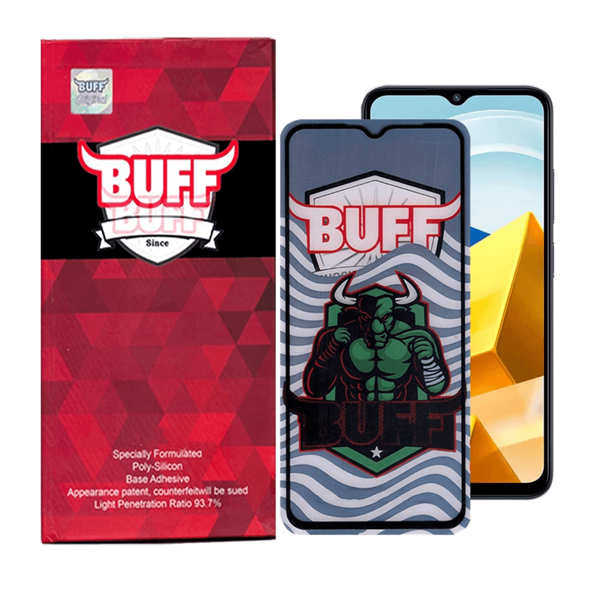 گلس گوشی پوکو M5 - M4 5G بوف مدل Super Power 5D