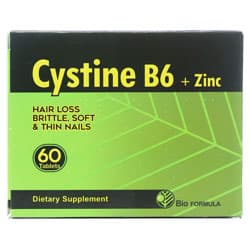 قرص سیستین ب6 پلاس زینک بایو فرمولا | کمک به حفظ سلامت مو و ناخن
