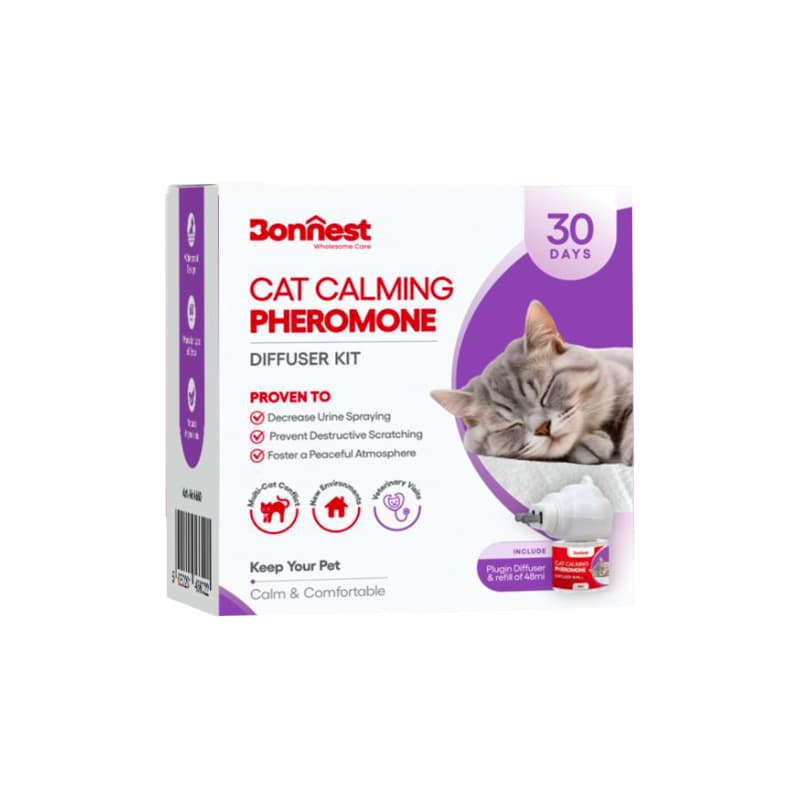 کیت دیفیوزر آرامش بخش گربه بونست Bonnest Cat Calming Pheromone حجم 48 میلی لیتر