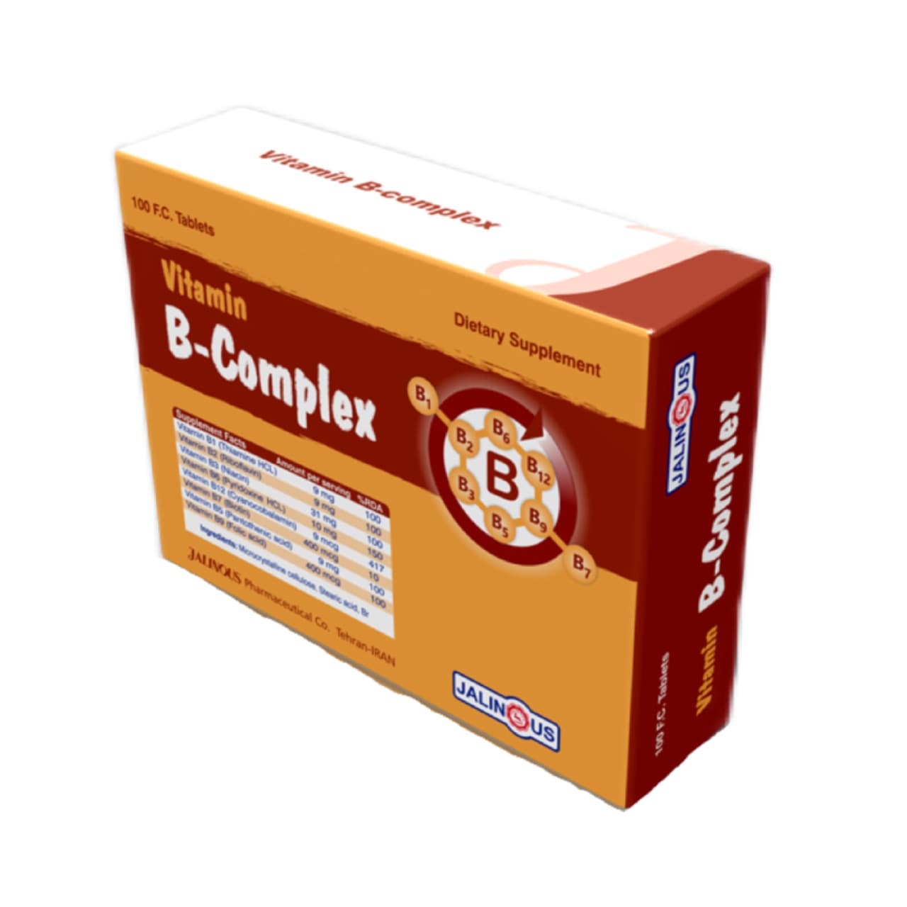 قرص ویتامین ب-کمپلکس جالینوس