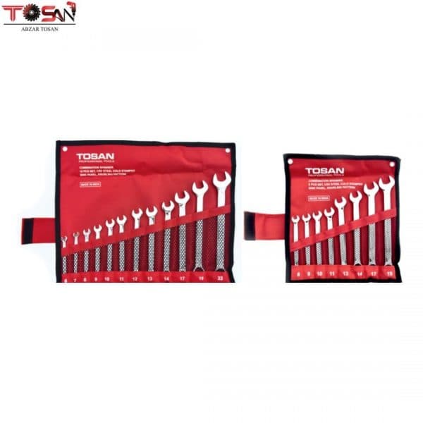 ست آچار یکسر تخت 18 عددی