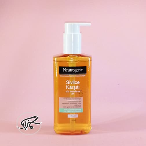 ژل شستشوی صورت ضدجوش و منافذ نوتروژینا مدل Neutrogena Sivilce Kersiti