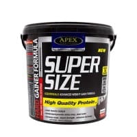 پودر سوپر سایز اپکس 4540 گرمی | گینر حرفه ای حاوی کربوهیدرات، پروتئین و انواع آمینو اسید