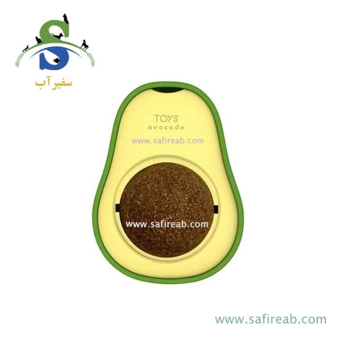 اسباب بازی و تشویقی آبنباتی کت نیپ دار گربه مدل آووکادو چانگ لیر