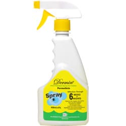 محلول اسپری دافع حشرات البسه درمین | 450 میل