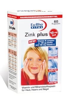 کپسول زینک پلاس 10 میلی گرم یورو ویتال