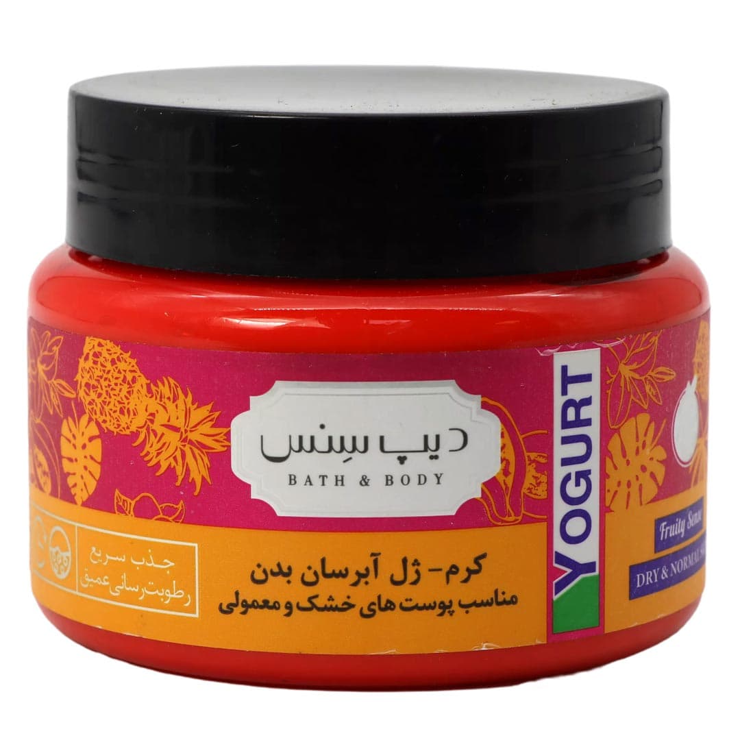 ژل کرم آبرسان بدن تروپیکال مناسب پوست های خشک و معمولی 250 میل سی گل – دیپ سنس